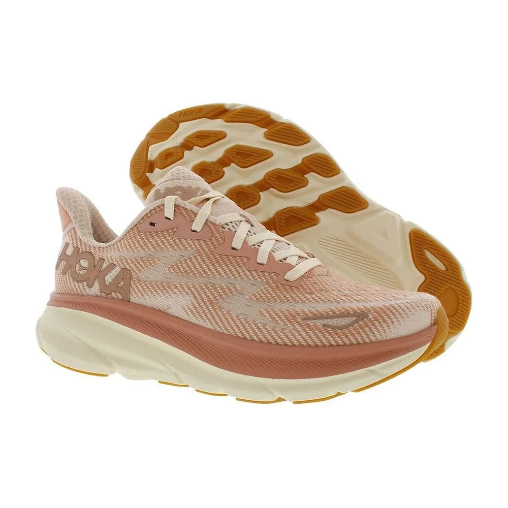 Hoka Women's Clifton 9 Sandstone/Cream 1127896-SNC